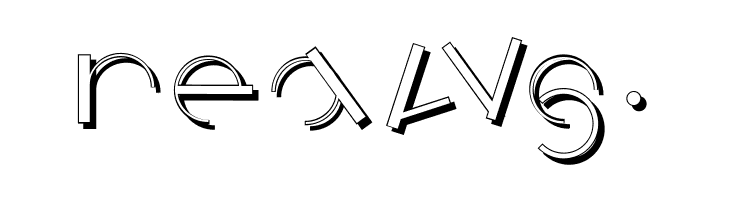 LogomatiqueShadow  Free Fonts Download