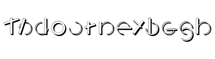 LogomatiqueShadow  Free Fonts Download