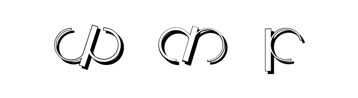LogomatiqueShadow  Free Fonts Download