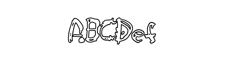 Cathzulu Hollow  Free Fonts Download