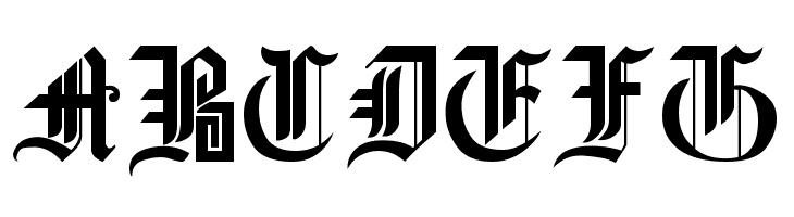 Gothic-Straight-Faced--16th-c-  Free Fonts Download