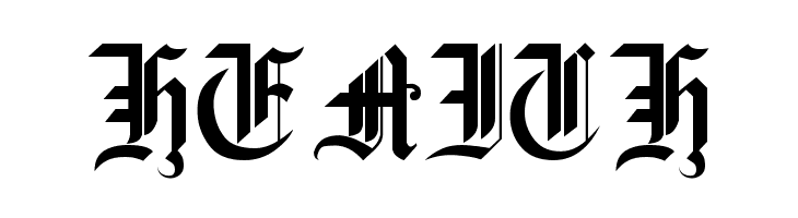Gothic-Straight-Faced--16th-c-  Free Fonts Download