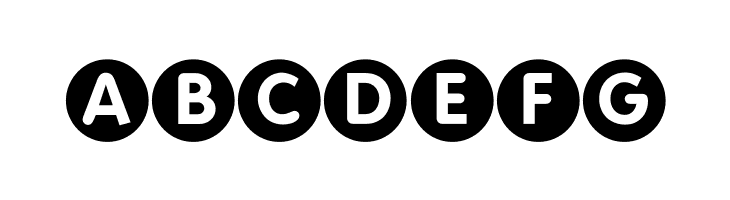 FolksCircleNegative  Free Fonts Download