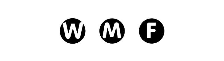 FolksCircleNegative  Free Fonts Download