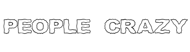 Roughhewn Outline  Free Fonts Download