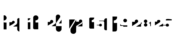 CalendarDigits  Free Fonts Download