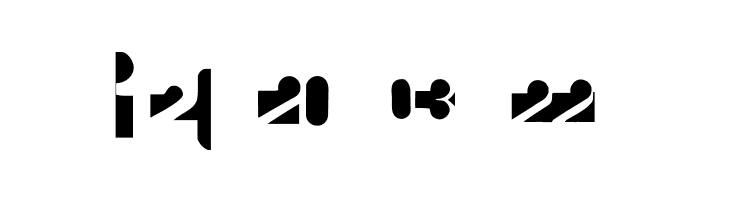 CalendarDigits  Free Fonts Download