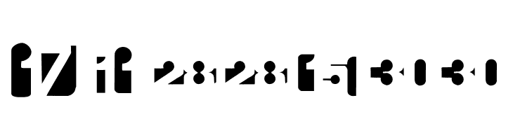 CalendarDigits  Free Fonts Download