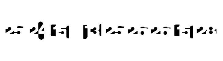 CalendarDigits  Free Fonts Download