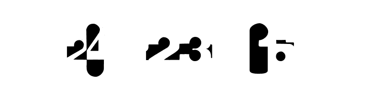 CalendarDigits  Free Fonts Download