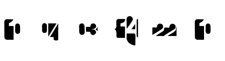 CalendarDigits  Free Fonts Download