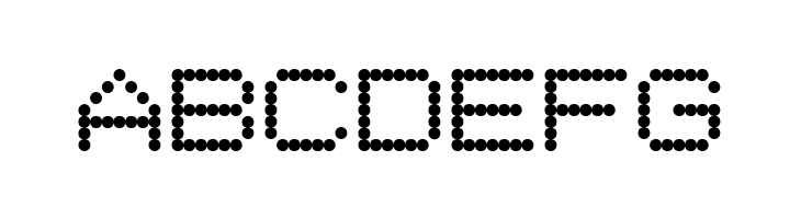 Dotimatrix 7  Free Fonts Download