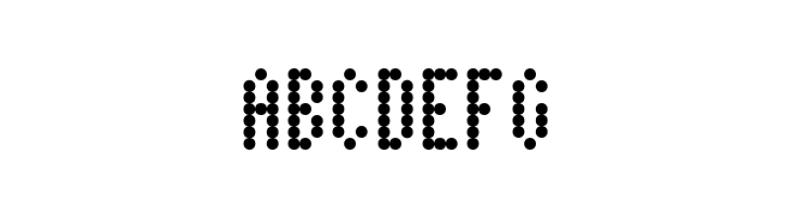 Dotimatrix 3  Free Fonts Download