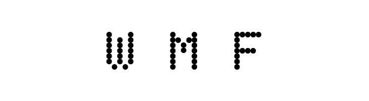 Dotimatrix 5  Free Fonts Download