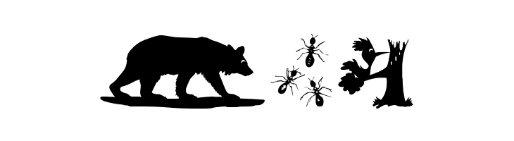 AnimalShadows  Free Fonts Download