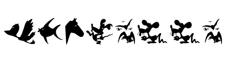 AnimalShadows  Free Fonts Download