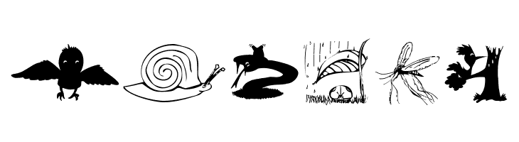 AnimalShadows  Free Fonts Download