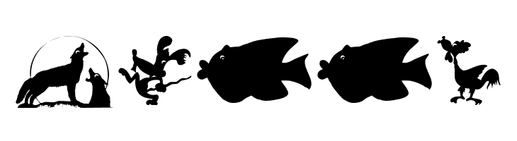 AnimalShadows  Free Fonts Download