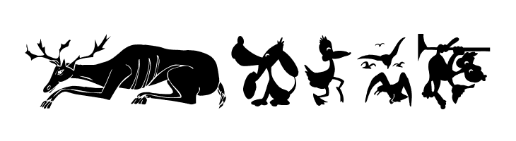 AnimalShadows  Free Fonts Download