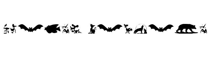 AnimalShadows  Free Fonts Download