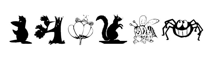 AnimalShadows  Free Fonts Download