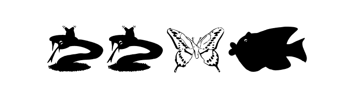AnimalShadows  Free Fonts Download