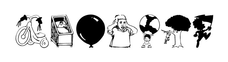 KidsDrawingsTwo  Free Fonts Download