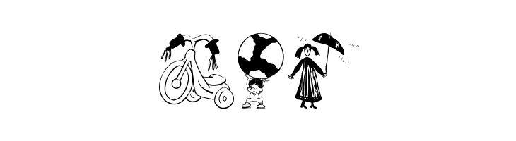 KidsDrawingsTwo  Free Fonts Download