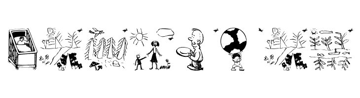 KidsDrawingsTwo  Free Fonts Download