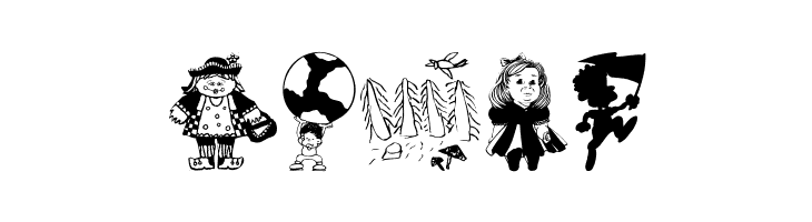 KidsDrawingsTwo  Free Fonts Download