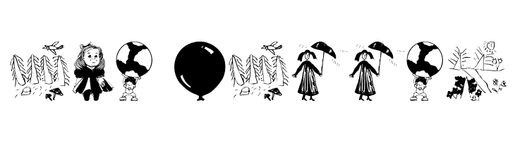 KidsDrawingsTwo  Free Fonts Download