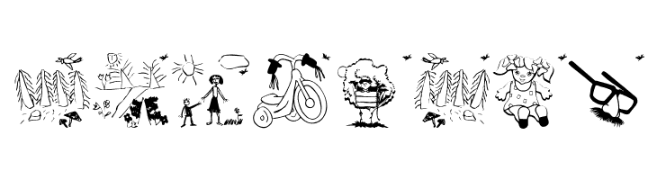 KidsDrawingsTwo  Free Fonts Download
