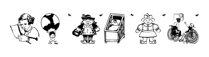 KidsDrawingsTwo  Free Fonts Download