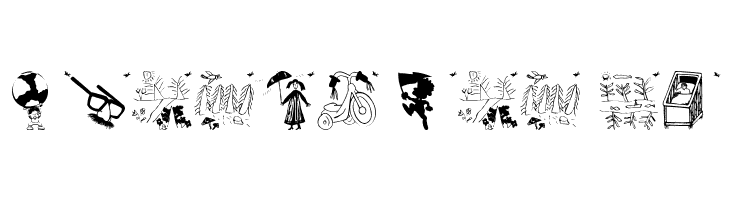 KidsDrawingsTwo  Free Fonts Download