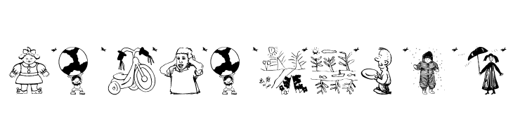 KidsDrawingsTwo  Free Fonts Download