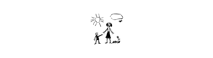 KidsDrawingsTwo  Free Fonts Download