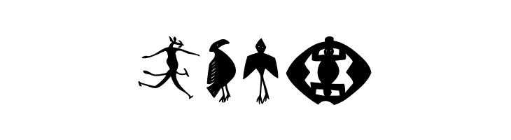 CavePeople-Painting  Free Fonts Download