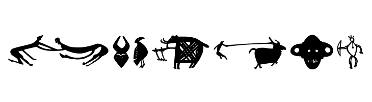 CavePeople-Painting  Free Fonts Download