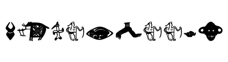 CavePeople-Painting  Free Fonts Download