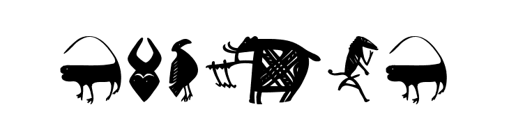 CavePeople-Painting  Free Fonts Download