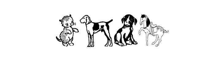 CatDogHorse  Free Fonts Download