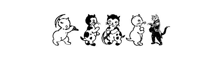 CatDogHorse  Free Fonts Download