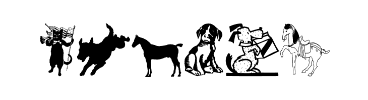 CatDogHorse  Free Fonts Download