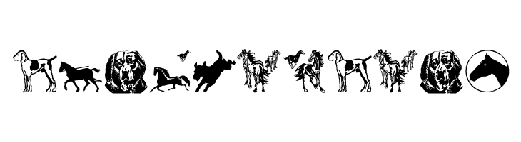 CatDogHorse  Free Fonts Download