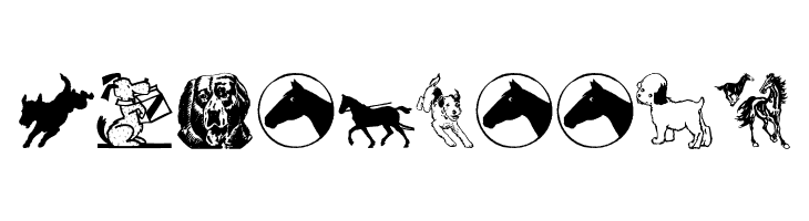 CatDogHorse  Free Fonts Download
