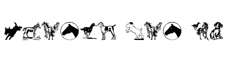 CatDogHorse  Free Fonts Download