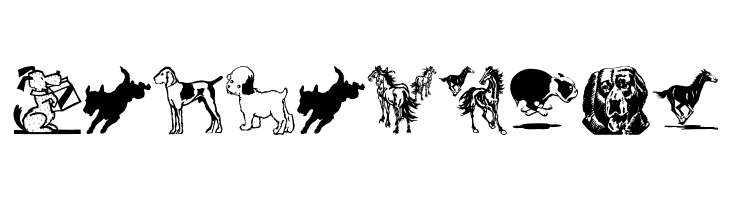 CatDogHorse  Free Fonts Download