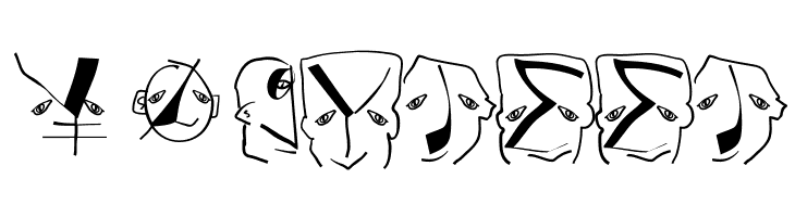 AnalphabetismBats  Free Fonts Download