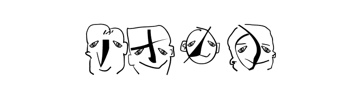 AnalphabetismBats  Free Fonts Download