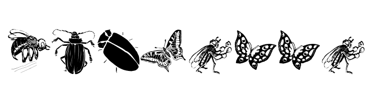 Insects  Free Fonts Download